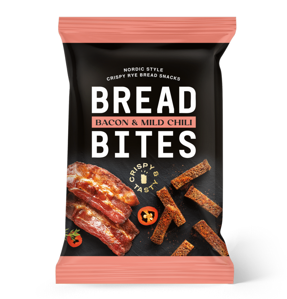 BREAD BITES chlebowe pałeczki BEKON-CHILI 80g